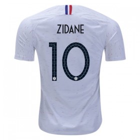 Camisolas de Futebol França Zidane 10 Equipamento Alternativa Copa do Mundo 2018 Manga Curta